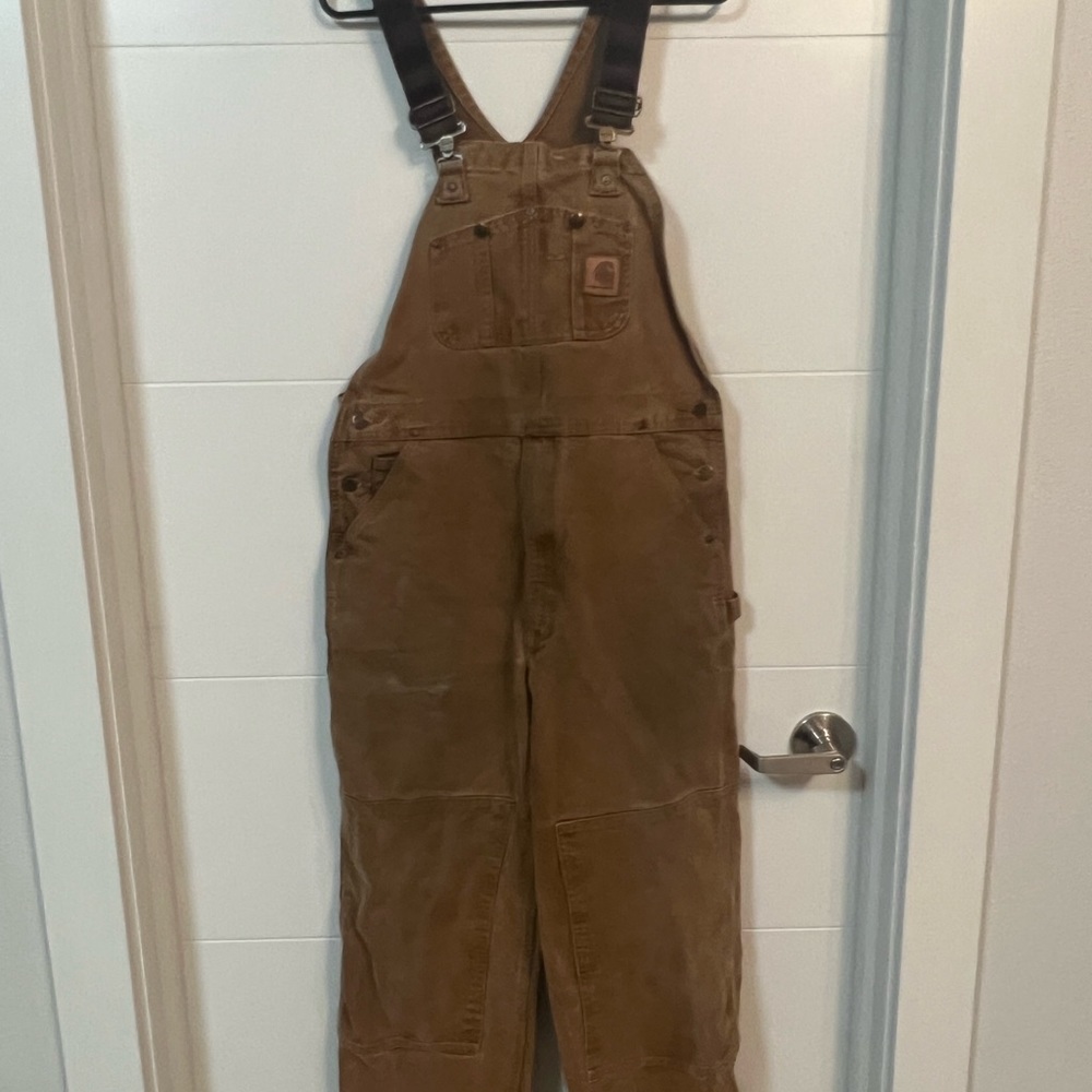 Carhartt Mens R06 Sandstone Unlined Overalls 34x32